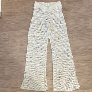 Wild Fable Cream Knit Casual Pants
